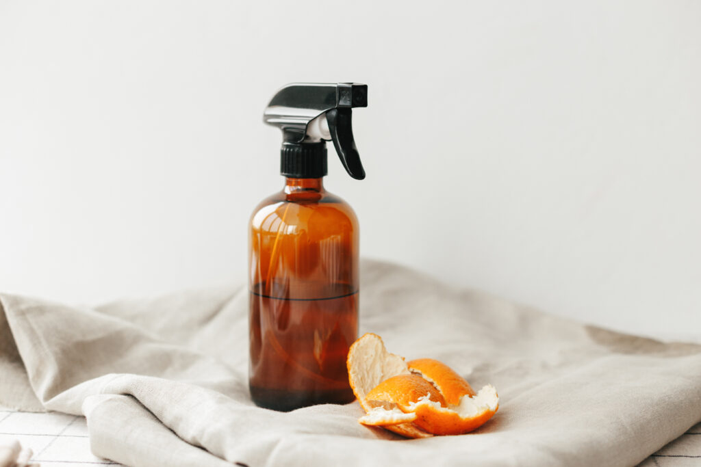 Portrait of homemade glass cleaner