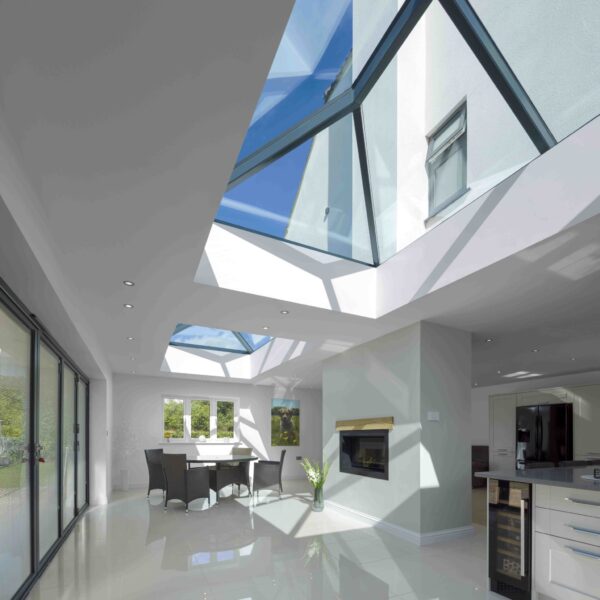 Roof lantern in kitchen area